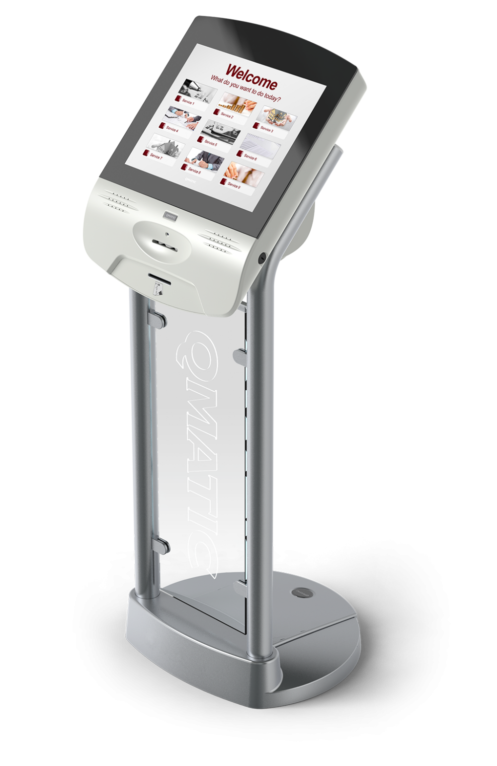 Qmatic Intro 17 Self Service Kiosk | Hansab Global